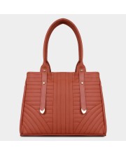 Lucky Charm                         Women's Dark Tan Polyurethane Hand Bag