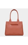 Lucky Charm Women's Dark Tan Polyurethane Hand Bag Lucky Charm Women's Dark Tan Polyurethane Hand Bag