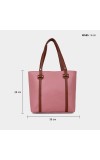 Lucky Charm Women's Mauve Polyurethane Hand Bag Lucky Charm Women's Mauve Polyurethane Hand Bag
