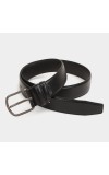 Black Tie Men's Black Polyurethane Casual Belt Black Tie Men's Black Polyurethane Casual Belt