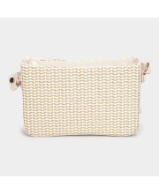 Lucky Charm                         Women's White Polyurethane Sling Bag