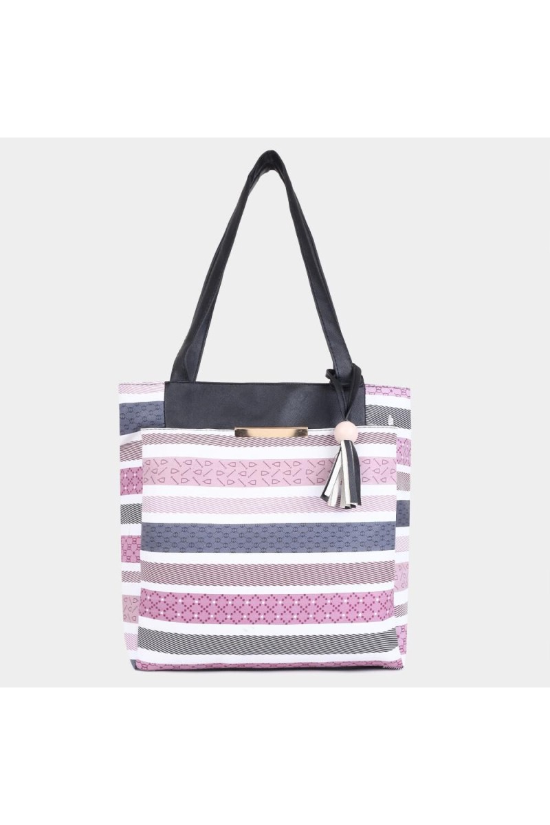 Lucky Charm                         Women's Grey Polyurethane Hand Bag