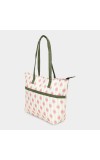 Brink Women's White Fabric-Polyester Tote Bag Brink Women's White Fabric-Polyester Tote Bag