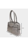 Lucky Charm                         Women's Grey Polyurethane Hand Bag