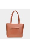 Lucky Charm                         Women's Tan Polyurethane Tote Bag