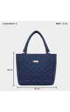 Lucky Charm                         Women's Blue Polyurethane Hand Bag