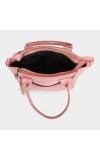 Lucky Charm Women's Pink Polyurethane Sling Bag Lucky Charm Women's Pink Polyurethane Sling Bag
