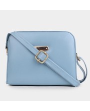 Lucky Charm                         Women's Mid Blue Polyurethane Sling Bag