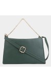 Lucky Charm                         Women's Green Polyurethane Sling Bag