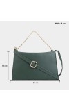 Lucky Charm                         Women's Green Polyurethane Sling Bag