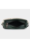 Lucky Charm                         Women's Green Polyurethane Sling Bag