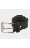 Black Tie                         Men's Black Polyurethane Formal Belt