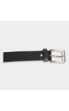 Black Tie                         Men's Black Polyurethane Formal Belt
