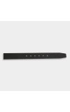 Black Tie                         Men's Black Polyurethane Formal Belt