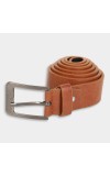 Black Tie                         Men's Brown Polyurethane Formal Belt