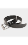 Black Tie                         Men's Black Polyurethane Formal Belt