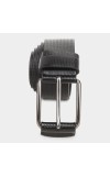 Black Tie                         Men's Black Polyurethane Formal Belt