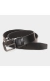 Black Tie                         Men's Black Polyurethane Formal Belt
