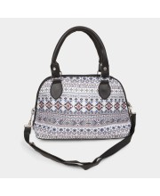 Lucky Charm                         Women's Black Nylon And Polyester Sling Bag