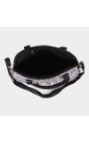 Lucky Charm Women's Black Nylon And Polyester Sling Bag Lucky Charm Women's Black Nylon And Polyester Sling Bag