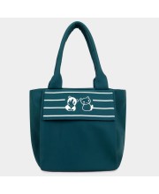 Lucky Charm                         Women's Green Polyurethane Tote Bag