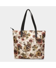 Brink                         Women's Beige Fabric-Polyester Tote Bag