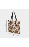 Brink                         Women's Beige Fabric-Polyester Tote Bag