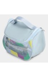 Lucky Charm Women's Light Blue Polyurethane Makeup Bag Lucky Charm Women's Light Blue Polyurethane Makeup Bag