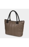 Brink Women's Brown Fabric-Polyester Tote Bag Brink Women's Brown Fabric-Polyester Tote Bag