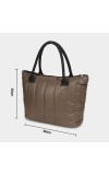 Brink Women's Brown Fabric-Polyester Tote Bag Brink Women's Brown Fabric-Polyester Tote Bag