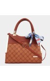 Lucky Charm Women's Brown Polyurethane Hand Bag Lucky Charm Women's Brown Polyurethane Hand Bag