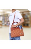 Lucky Charm Women's Brown Polyurethane Hand Bag Lucky Charm Women's Brown Polyurethane Hand Bag