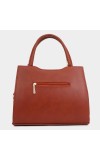 Lucky Charm Women's Brown Polyurethane Hand Bag Lucky Charm Women's Brown Polyurethane Hand Bag