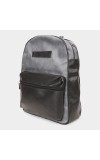 Lucky Charm                         Women's Dark Grey Polyurethane Backpack