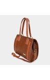 Lucky Charm                         Women's Tan Polyurethane Tote Bag