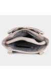Lucky Charm Women's Grey Polyurethane Hand Bag Lucky Charm Women's Grey Polyurethane Hand Bag