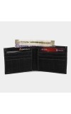 Black Tie                         Men's Charcoal Polyurethane Wallet