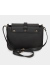 Lucky Charm                         Women's Black Polyurethane Sling Bag