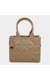 Lucky Charm                         Women's Beige Polyurethane Tote Bag