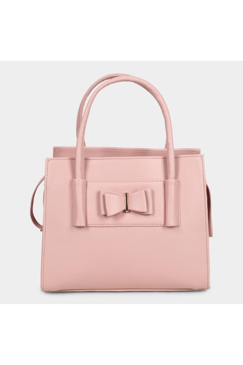 Lucky Charm                         Women's Peach Polyurethane Tote Bag