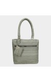 Lucky Charm                         Women's Olive Green Polyurethane Tote Bag
