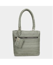 Lucky Charm                         Women's Olive Green Polyurethane Tote Bag