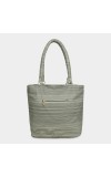 Lucky Charm                         Women's Olive Green Polyurethane Tote Bag