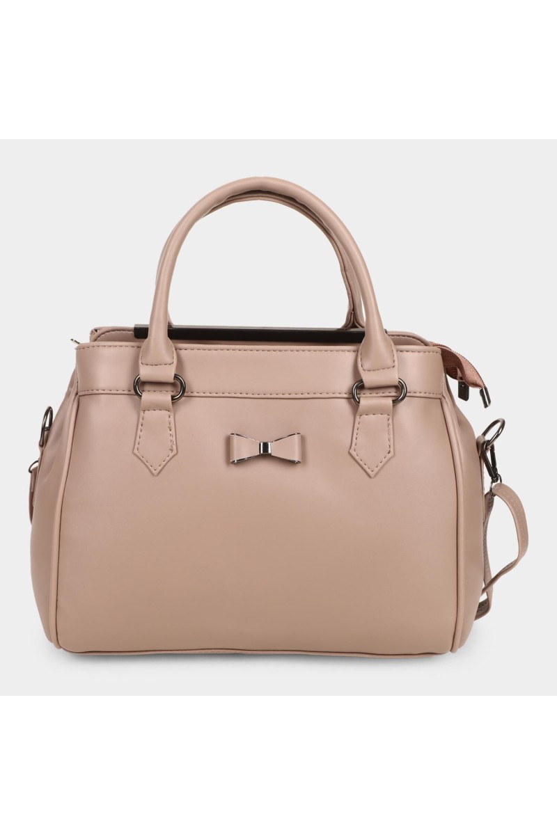 Lucky Charm                         Women's Peach Polyurethane Tote Bag