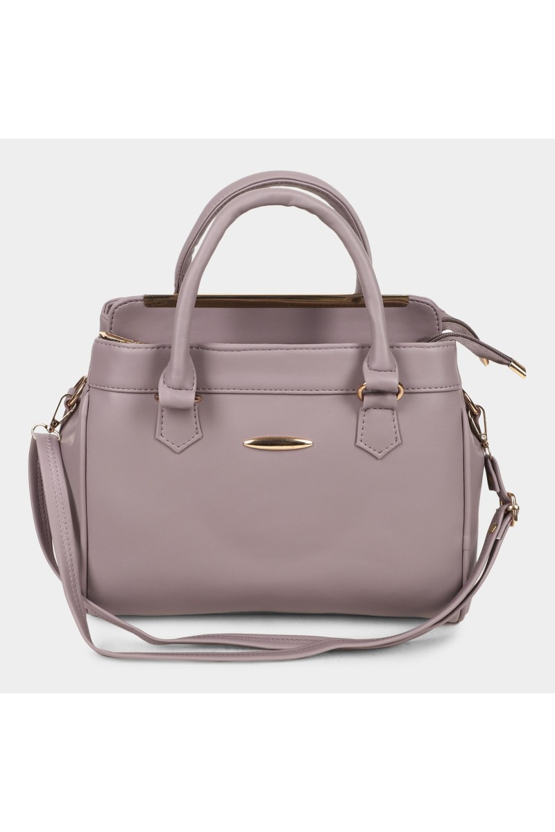 Lucky Charm                         Women's Lilac Polyurethane Tote Bag