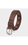 Lucky Charm                         Women's Brown Nylon And Polyester Belt