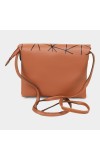 Lucky Charm                         Women's Tan Polyurethane Sling Bag