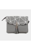 Lucky Charm Women's Grey Polyurethane Sling Bag Lucky Charm Women's Grey Polyurethane Sling Bag