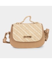 Lucky Charm                         Women's Beige Polyurethane Sling Bag