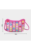 Lucky Charm                         Women's Pink Polyurethane Sling Bag